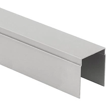 Профиль алюминиевый SENATOR серебро направляющая одинарная верхн. АЛЮТЕХ (L-6000) ,(017,А00-Е6)