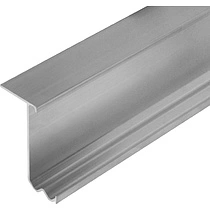 Профиль направляющая верхняя алюминиевый SUPERIOR серебро К-022 LAGUNA (L-6000)