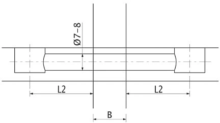 Шток эксцентрика двусторонний 7*57/64 для плиты 16мм (уп/1тыс.шт) AKS - фото 6
