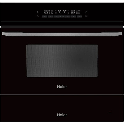 Компактный духовой шкаф с СВЧ Haier HMX-BDC399B - фото 4