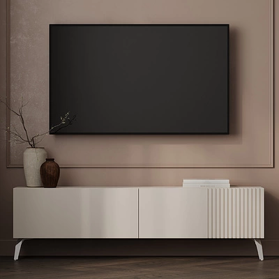 Опора меб. мет. HARMONY h130 матовый хром AKS - фото 7