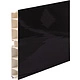 Цоколь мебельный ПВХ H=100 черный глянец L=4000мм, РФ - фото 1