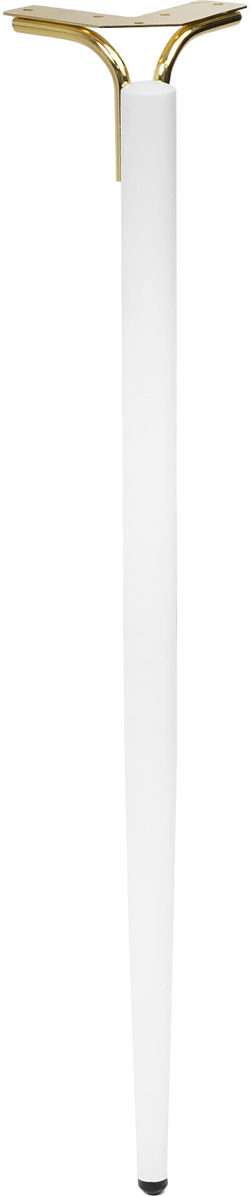 Опора меб. DIANA h725, белый матовый/золото (1 упак. = 4 шт.) AKS - фото 4