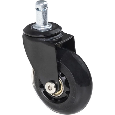 Колесо меб. SKATE d63 со штоком, черный PRIME by AKS - фото 3