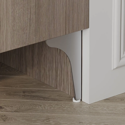 Опора меб. мет. STELLAR h150 угловая черный матовый AKS - фото 5