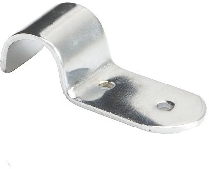 Крепление панели к трубе d25 (520) горизонтальное, хром AKS - фото 1