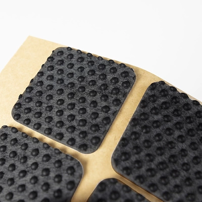 Подкладка самоприлипающая фетровая прорезиненная 40 х 40мм (1упак.=6шт), черная, Folmag - фото 4