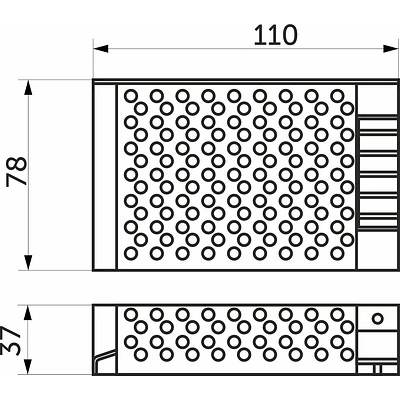 Блок питания Indoor 60W/12V, AKS - фото 2