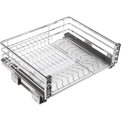 Выдвижная корзина-сушка 900 FLAT LINE нерж.сталь, хром AKS - фото 3