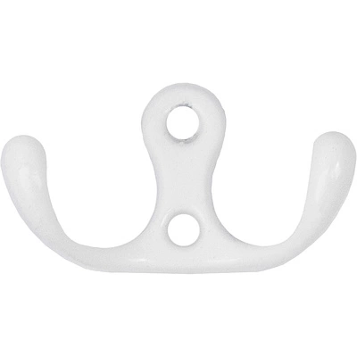 Крючок меб. двухрожковый мет. WP19 белый матовый GRIDLI - фото 3