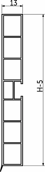 Цоколь мебельный ПВХ h=100, белый глянец L=4000мм, РБ - фото 2