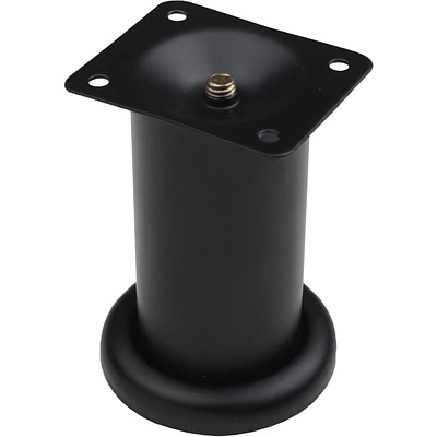 Опора меб. мет. TB019 (B140) d50 h100 черный AKS - фото 1