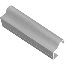 Профиль алюминиевый OMEGA серебро Ручка для фасада 18мм LAGUNA (L-2750)