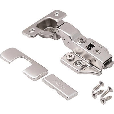 Петля полунакладная с доводчиком 45мм h0 clip-on PRIME by AKS 3D (саморезы, заглушки) (упак. = 2 шт.) - фото 4