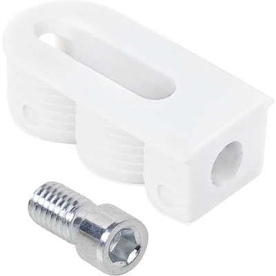 Стяжка Genifix с винтом М6,0*8, белая (уп/ 100 шт) AKS - фото 3