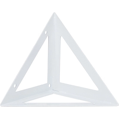 Полкодержатель мет. RISE 150*150*150*1.5 белый AKS - фото 3