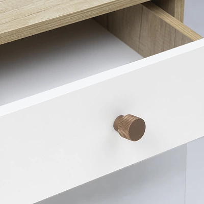 Ручка меб. кнопка мет. FLUID капучино, AKS - фото 7