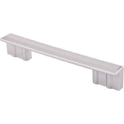 Ручка меб. скоба пластик. PS17/C17 96/128 металлик+металлик AKS - фото 3