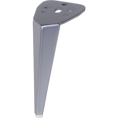 Опора меб. мет. STATE h140 матовый хром AKS - фото 1