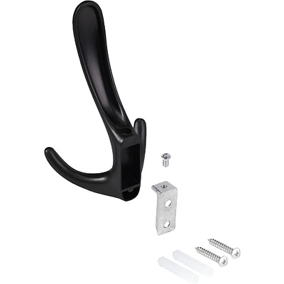 Крючок меб. трехрожковый мет. ROMA черный матовый AKS - фото 5