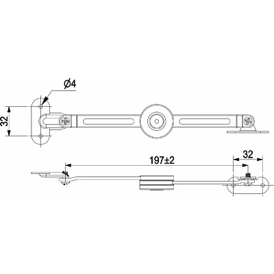 Подъемный механизм с фиксацией любом в положении PM-00 AKS - фото 2