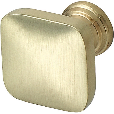 Ручка меб. кнопка мет. KNOPA брашированное золото, AKS - фото 1