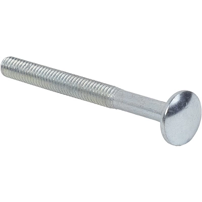 Болт с полукруглой головкой М6*60 с усом, неполн. резьба, цинк (уп/10 кг/ ~750 шт) AKS - фото 1