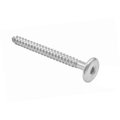 Шуруп для дерева 6,3*30 белый цинк (уп/ 1 тыс.шт) AKS - фото 1