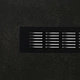 Решетка вентиляционная 480х60мм черная алюминий AKS - фото 4