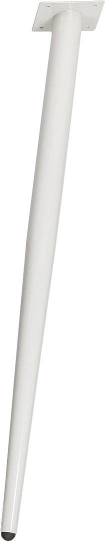 Опора меб. конусная h710 наклонная, белый AKS - фото 1