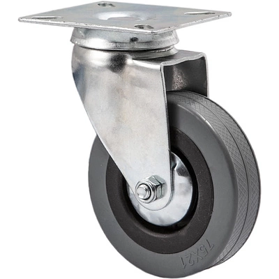 Колесо меб. TECH d75 h100 с площадкой, серый AKS - фото 3