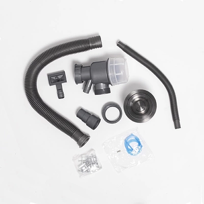 Мойка н/сталь, прямоугольная одночашевая, 600*500мм, графит, PVD покрытие, врезн на столешницу, AKS (3,2мм) - фото 3