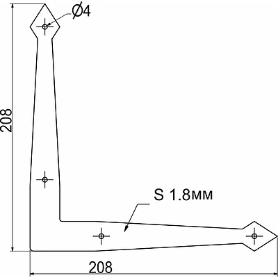Уголок LOFT двери LAGUNA двойной черный малый - фото 2