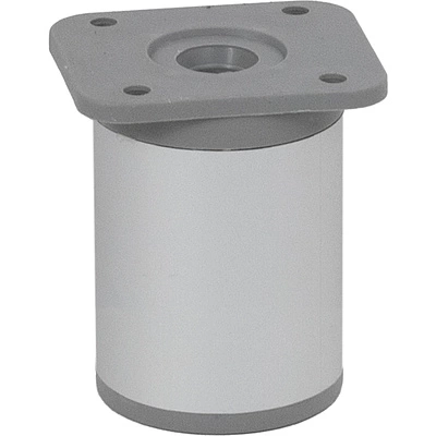 Опора меб. алюм. DAP-77 h60 с регул. алюминий AKS - фото 1