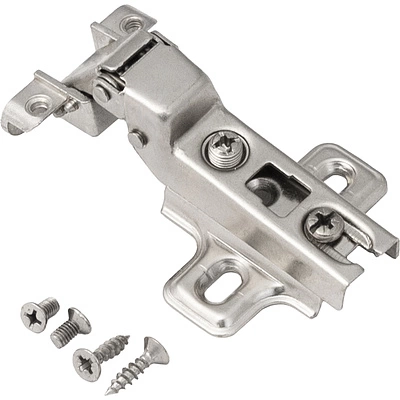 Петля д/алюм.рамки Z-1 полунакладная с пружиной h2 slide-on AKS (саморезы) - фото 3