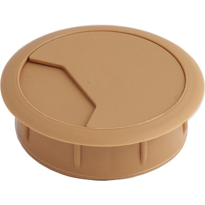 Пропуск кабельный пластик D60мм бук (5342) LEBA - фото 1