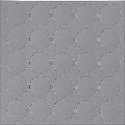 Заглушка самоприлипающая к эксцентрику серый пыльный (20052) FOLMAG (лист-28шт.) - фото 1