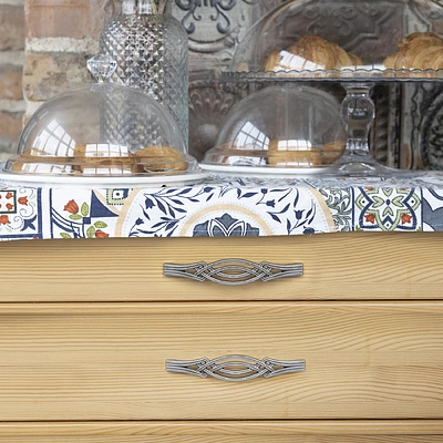 Ручка меб. скоба мет. PALAZZO 128 античная латунь, AKS - фото 8