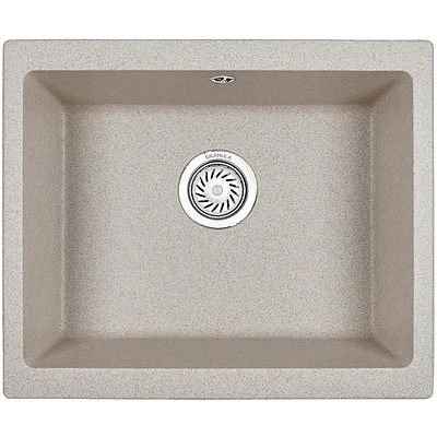 Мойка кварц, прямоугольная, 5551, 550*460мм, пирит, под столешницу, Granula - фото 1