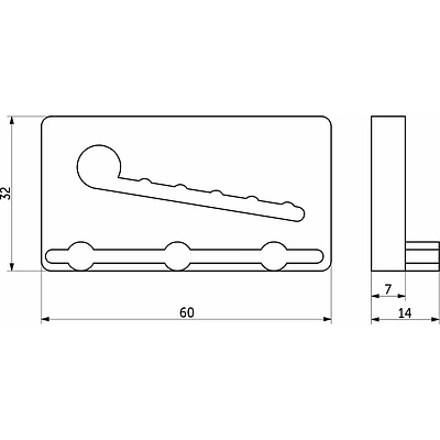 Набор креплений к мойке накладной (4 шт), AKS - фото 2