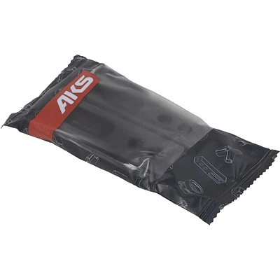 Держатель штанги гардеробной прямоуг. FAME LUMI/1 концевой, черный браш AKS - фото 5