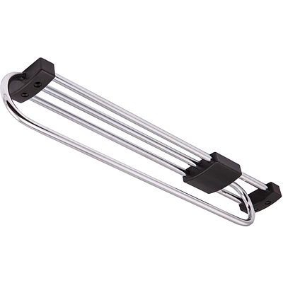 Выдвижная вешалка L-400/430 усиленная овальная, хром/черный GRIDLI - фото 1