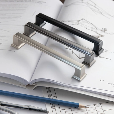 Ручка меб. скоба мет. IONIKA 128 шлифованная сталь, AKS - фото 6