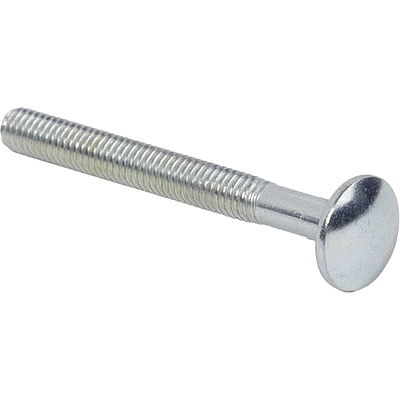 Болт с полукруглой головкой М6*55 с усом, неполн. резьба, цинк (1кг=86шт) - фото 1