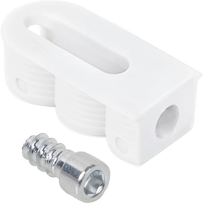 Стяжка Genifix с евровинтом 6,0*8, белая (уп/ 10 шт) AKS - фото 3