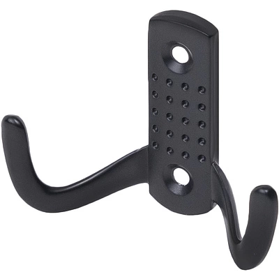 Крючок меб. двухрожковый мет. WP12 черный GRIDLI - фото 1