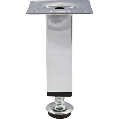 Опора меб. мет. D-737-3 h100 с регул. хром AKS - фото 1