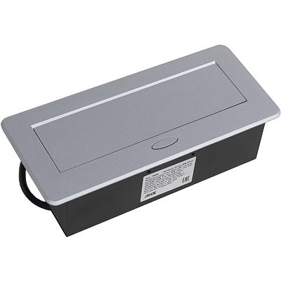 Выдвижной удлинитель Nova USB, 2 розетки, USB A + USB C, алюминий, AKS - фото 3