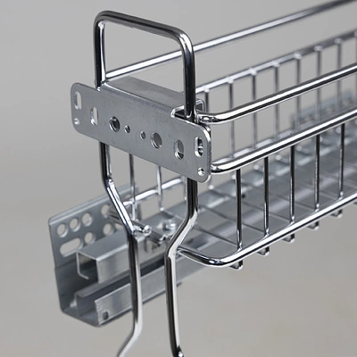 Выдвижная корзина-карго 200 NORWIG крепл.боковое/левое, хром AKS - фото 3
