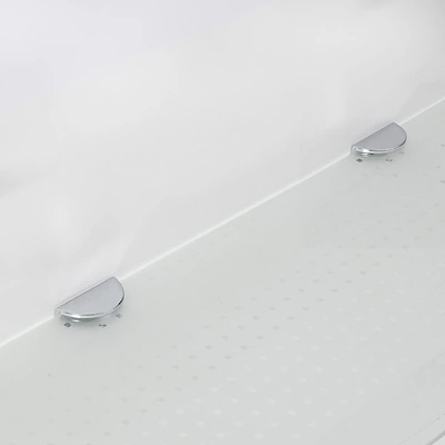 Полкодержатель для стекла мет. WP2710, хром (1 упак. = 2 шт.) AKS - фото 3